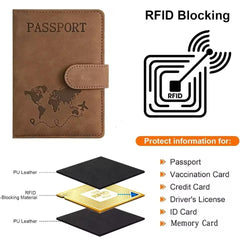 Passport Cover & Metal Card Holder(Combo)