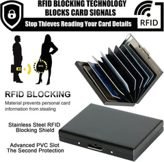 Passport Cover & Metal Card Holder(Combo)