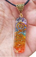 Titanium Quartz Stone Pendant