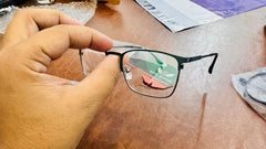 Automatic Zoom Eyebrow Frame Reading Glasses With Blue Light Protection